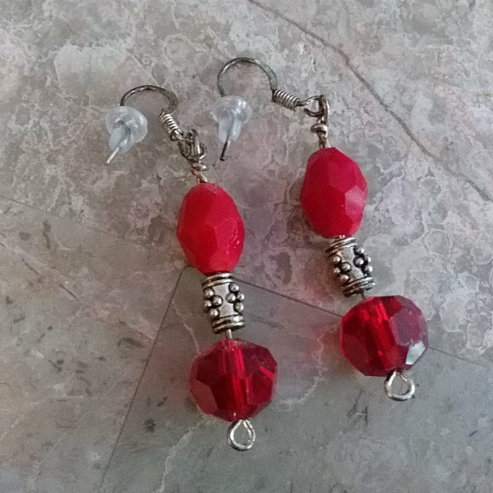 NWOT  Handmade beaded Earrings...3 Pairs 16.00...must buy 3 Pairs